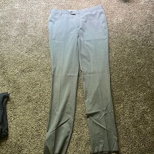 ARMANI COLLEZIONI DRESS PANTS GREY UNHEMMED